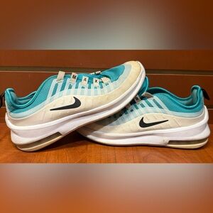 Nike Turquoise and White Athletic Shoes